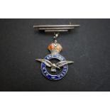 Silver royal air force sweetheart pin brooch