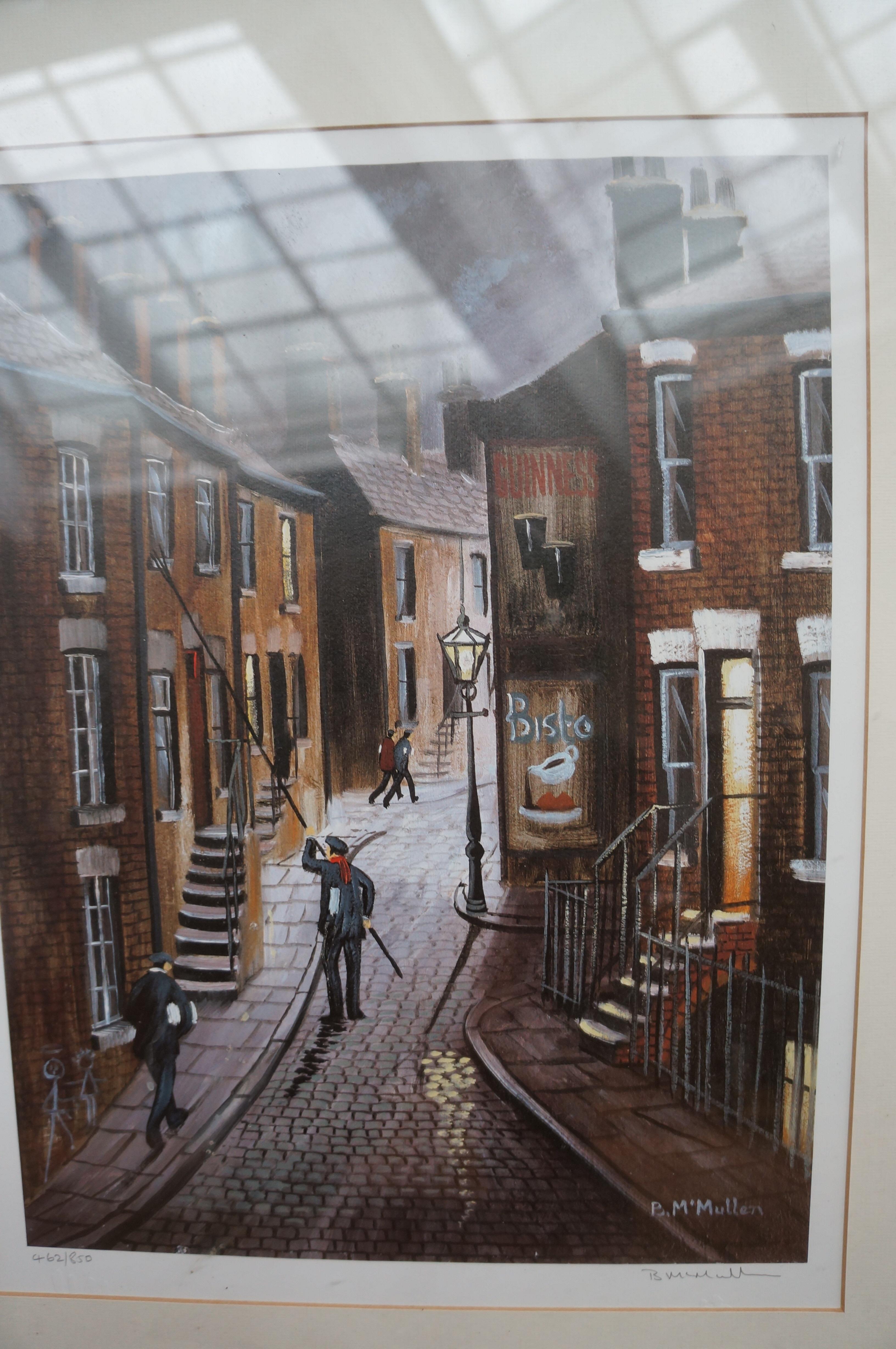 Bernard McMullen signed print 462/850 signed in pe