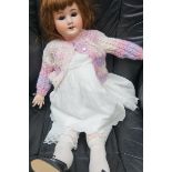 German child doll with bisque head Schuenall & Huf