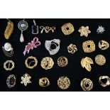 Collection of pin brooches