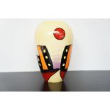 Lorna Bailey large bulbous vase Manhattan