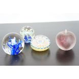 Collection of 4x paperweights