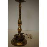 Brass table lamp with presentation 1926