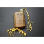 Oriental wooden purse