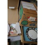 Large collection of boxed cabinet plates