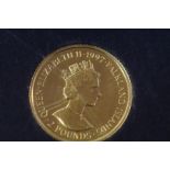 Henry VIII 2 pound gold coin