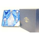 Royal Doulton crystal decanter set boxed with 1 gl