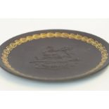 Black basault Wedgwood plaque