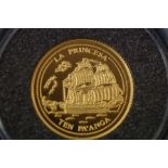 Kingdom of Tonga 10 Pa'anga gold coin