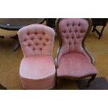 2x Bedroom chairs