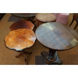 4 Assorted side tables