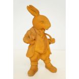 Cast iron rabbit rust finish