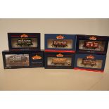 Collection of boxed Bachmann carriages and engine