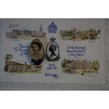 Queen Elizabeth silver jubilee certificate present