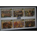 Snow White commemorative lobby cards framed