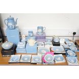 Large collection of Wedgwood jasper ware