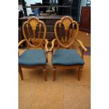 Pair of good quality arm chairs