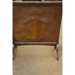 Leather arts & crafts fire screen