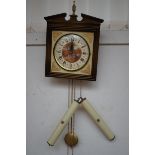 2 Weight wall clock