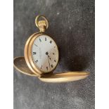 James Walker London gold plated pocket watch