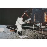 Signed photograph Alan Bean with coa. 10'' x 8''