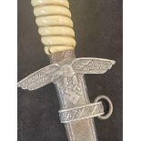 Alcosa Solingen WWII German Luftwaffe officers dagger w