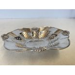 Silver ornate dish Sheffield