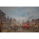 Frank Ellison (1985) watercolour 'Burnley street s