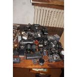 Large collection of cameras & lenses