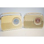 2x Bush vintage radios