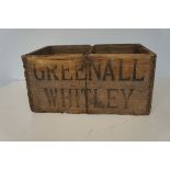 Greenall Whitby vintage crate