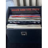 Case of Vinyl vintage records Beatles ect