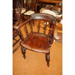 Victorian smokers chair