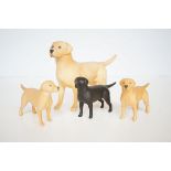 4x Beswick Labradors