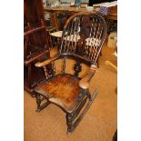 Victorian Windsor style rocking chair