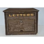 Cast iron letter box - no key