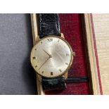 Gents Gradus gold plated wristwatch