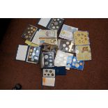 Collection of uncirculated British coins & others