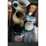 Collection of glass & ceramics to include a hitler