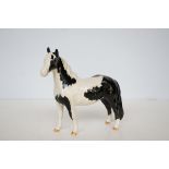 Beswick black & white horse