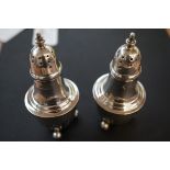 Pair of silver condiments Total weight 96g
