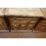 Good quality multi drawer cabinet raised on bun fe