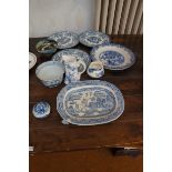 Collection of blue & white pottery