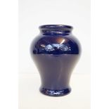 Royal Doulton blue vase