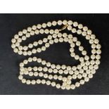Set of Monet pearl necklace