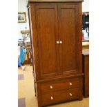 Very good quality wardrobe with 2 lower drawers.