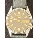 Gents Seiko automatic wristwatch - currently ticki