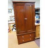 Very good quality wardrobe with 2 lower drawers.