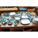 Very large collection Denby service titled Greenwh