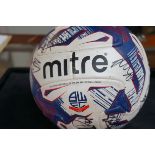 Football signed by the Bolton Wanderers team
